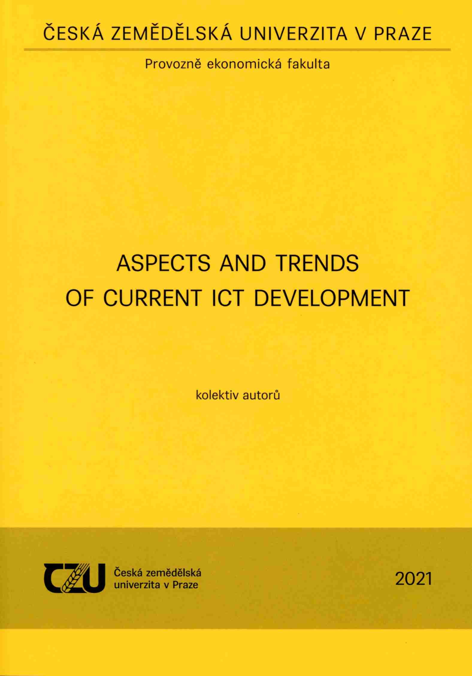 Aspects and trends of current ICT development, 347