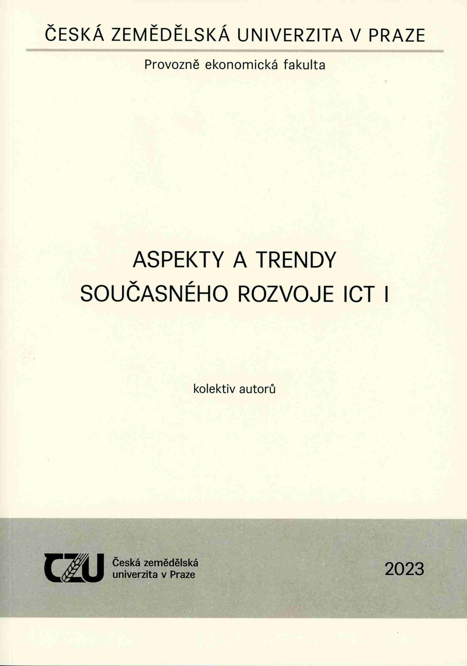 Aspekty a trendy současného rozvoje ICT I, 344