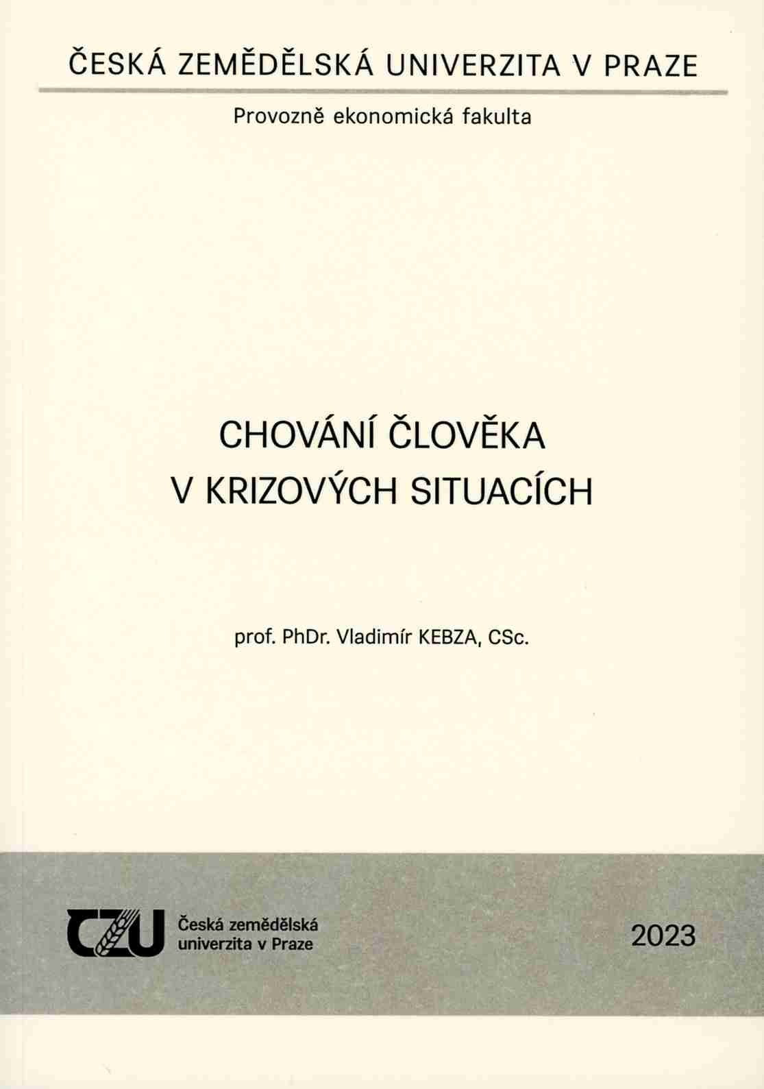 Chování člověka v krizových situacích, 996