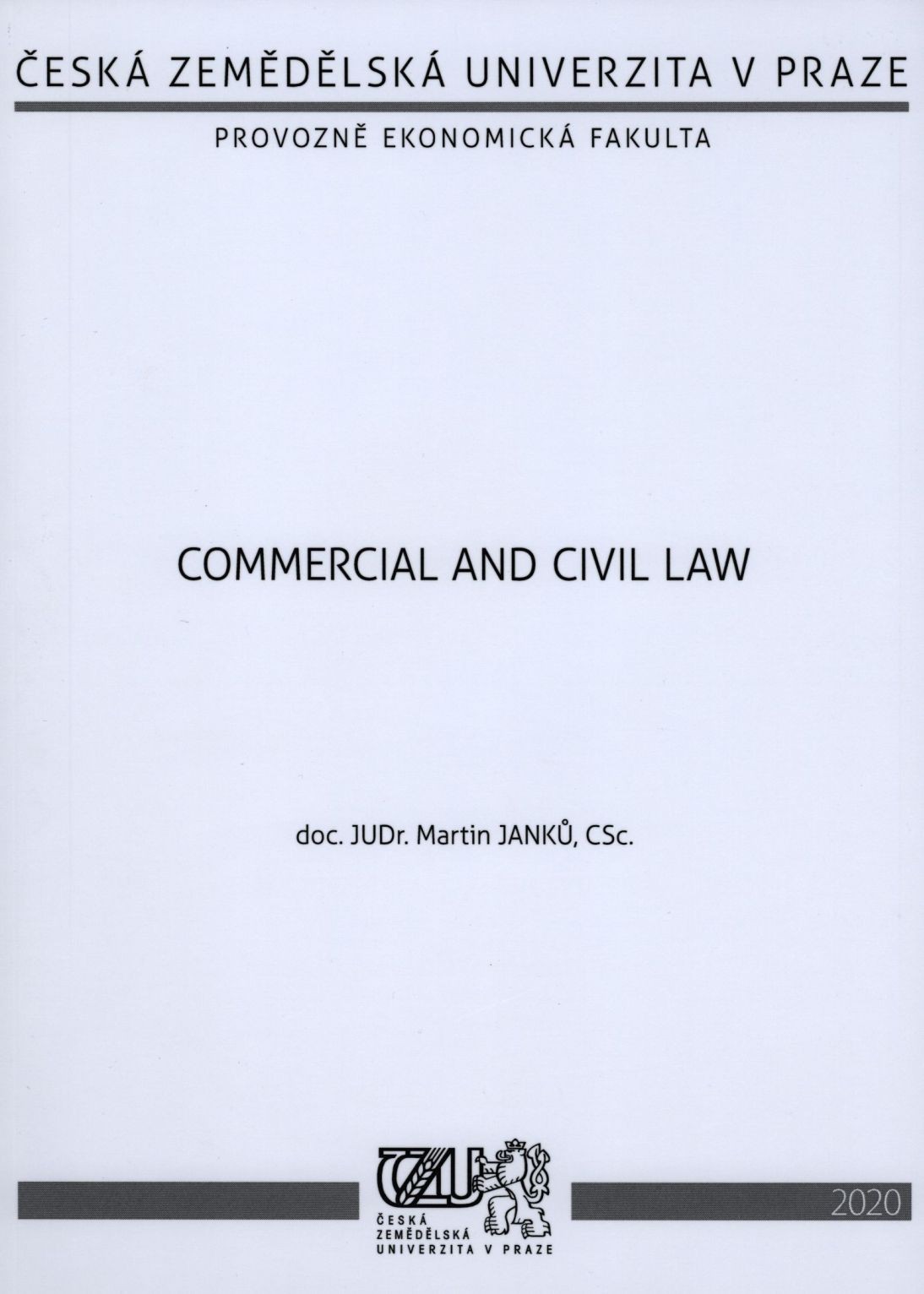 Commercial and Civil Law