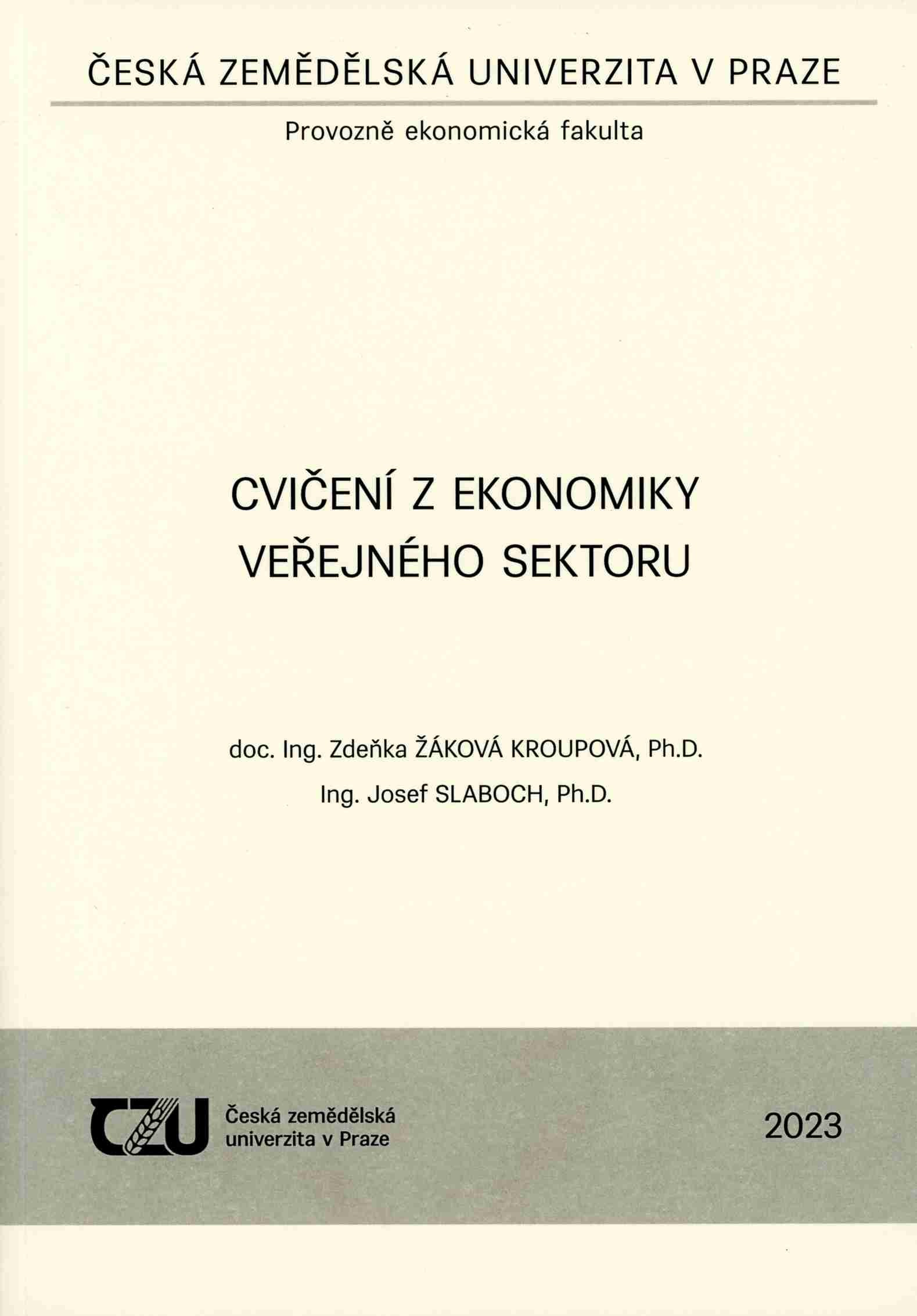Cvičení z ekonomiky veřejného sektoru, 091