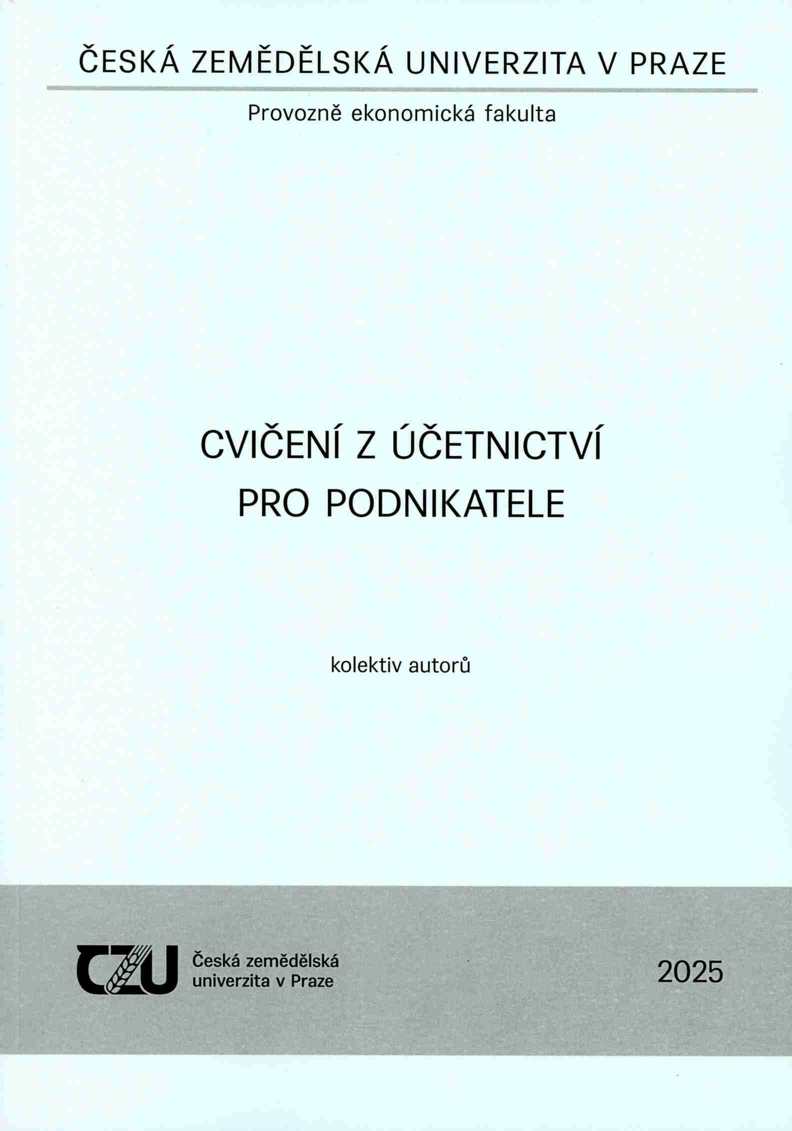 Cvičení z účetnictví pro podnikatele, 043