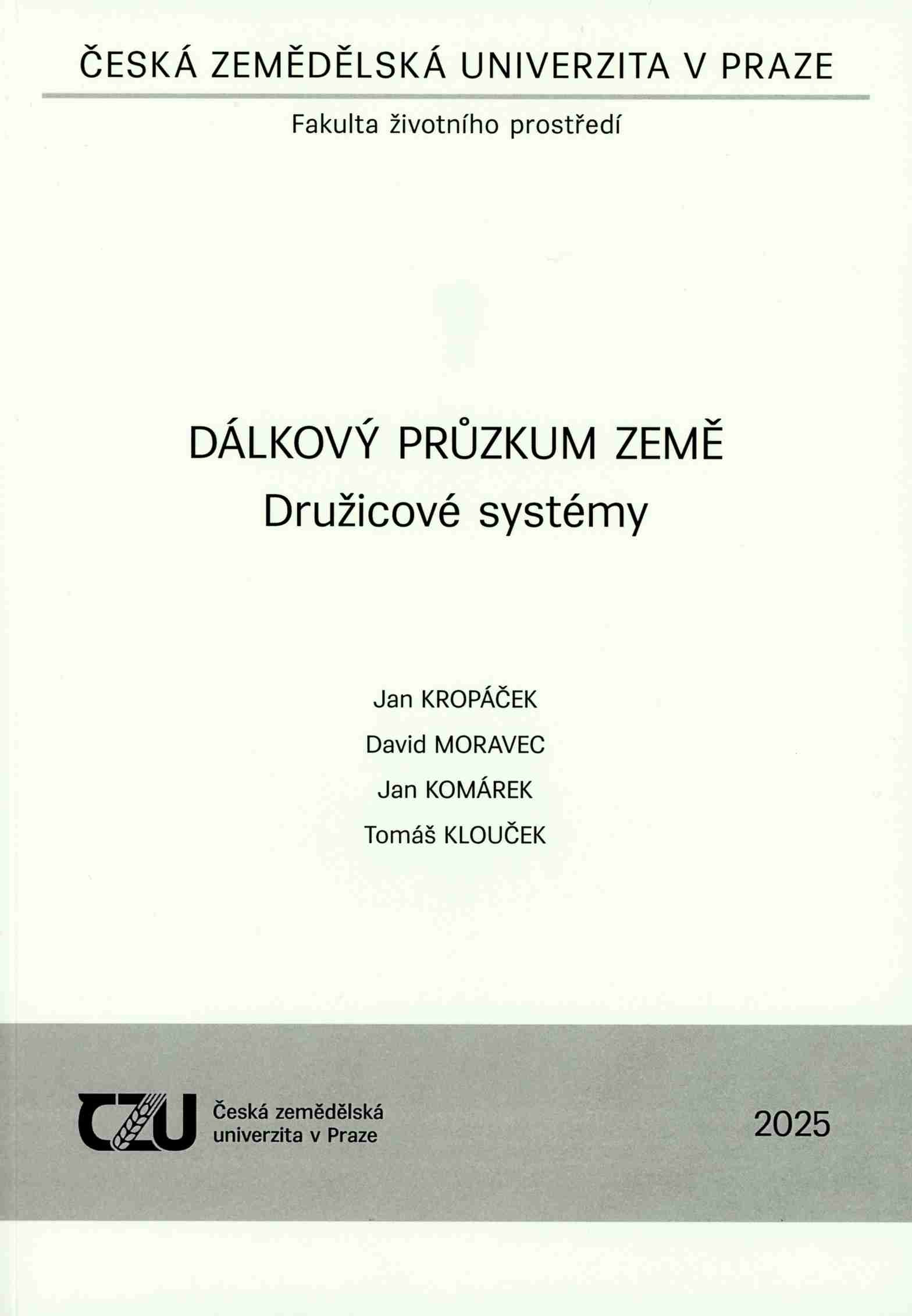 Dálkový průzkum země - družicové systémy, 380