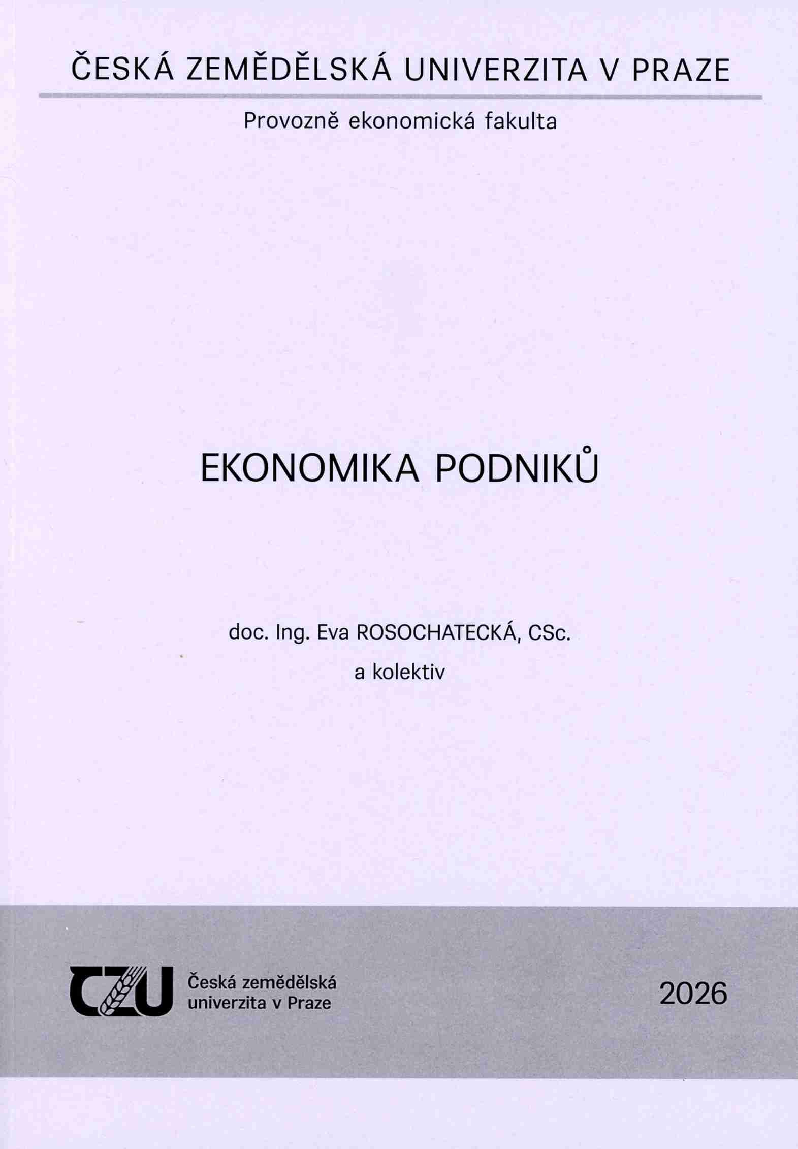 Ekonomika podniků (EAM, VSRR, TF), 381