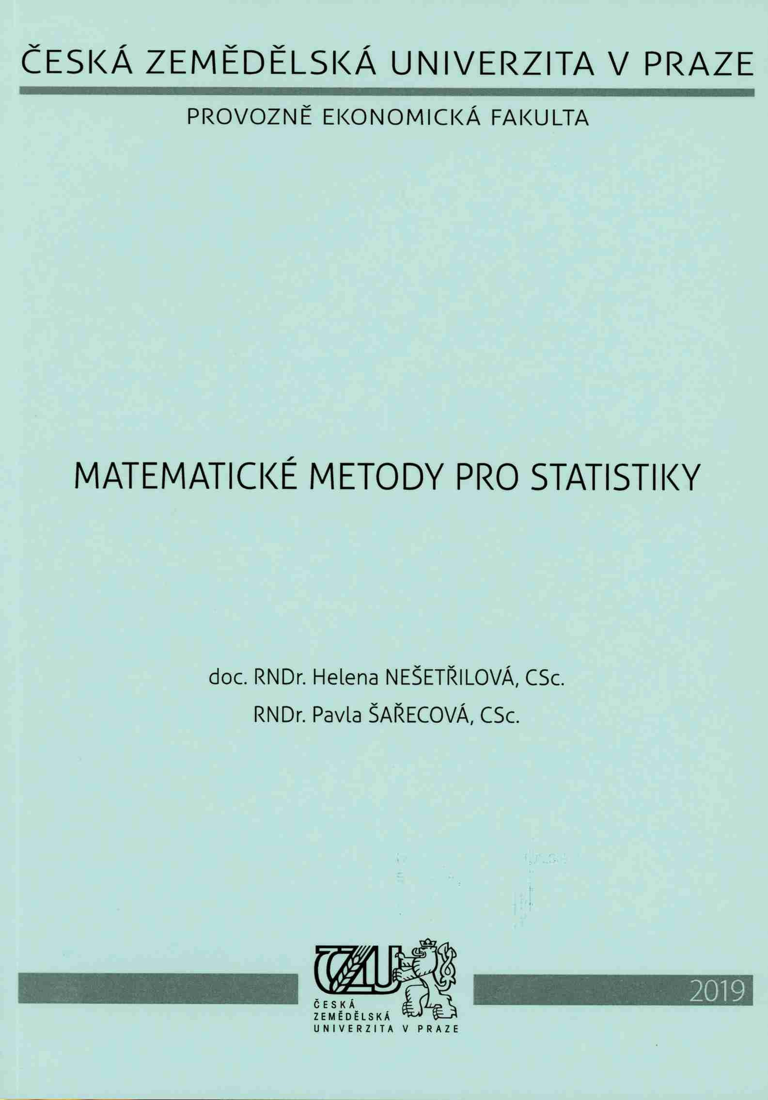 Matematické metody pro statistiky, 240