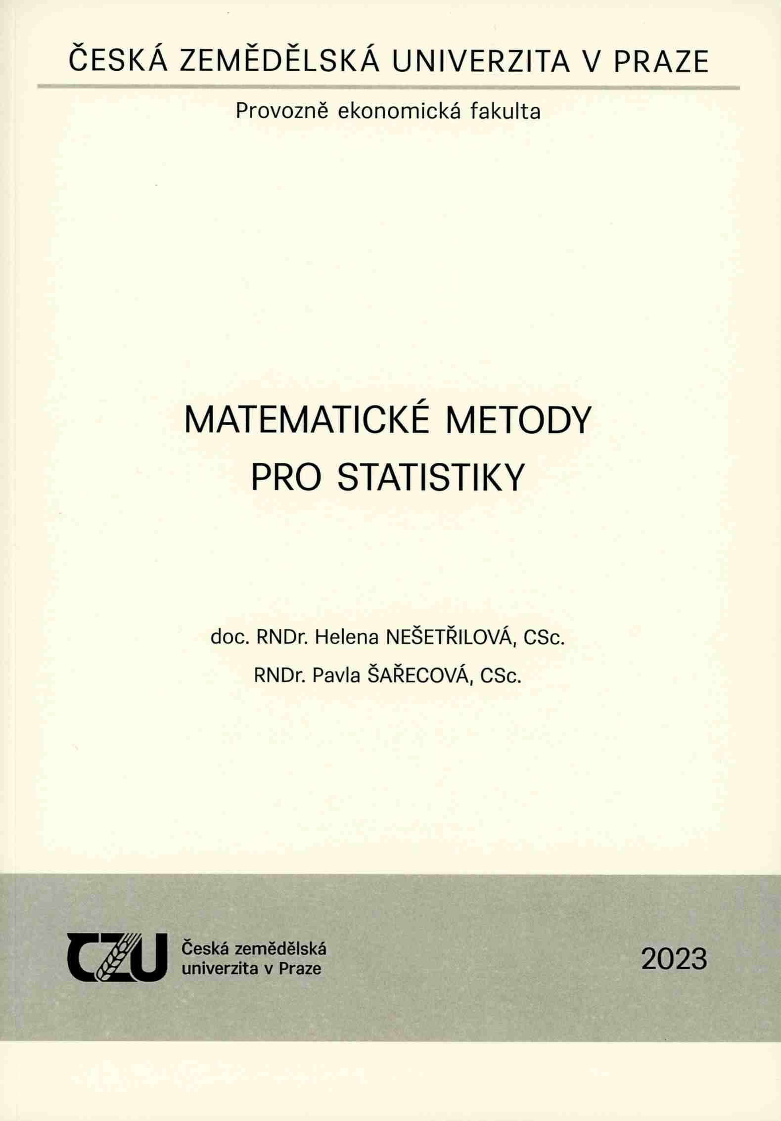 Matematické metody pro statistiky, 240