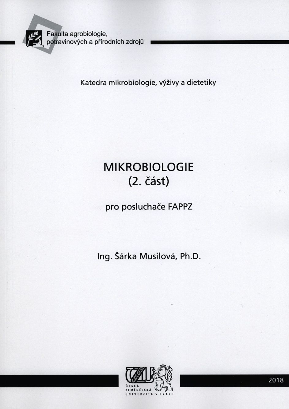 Mikrobiologie (2. část)