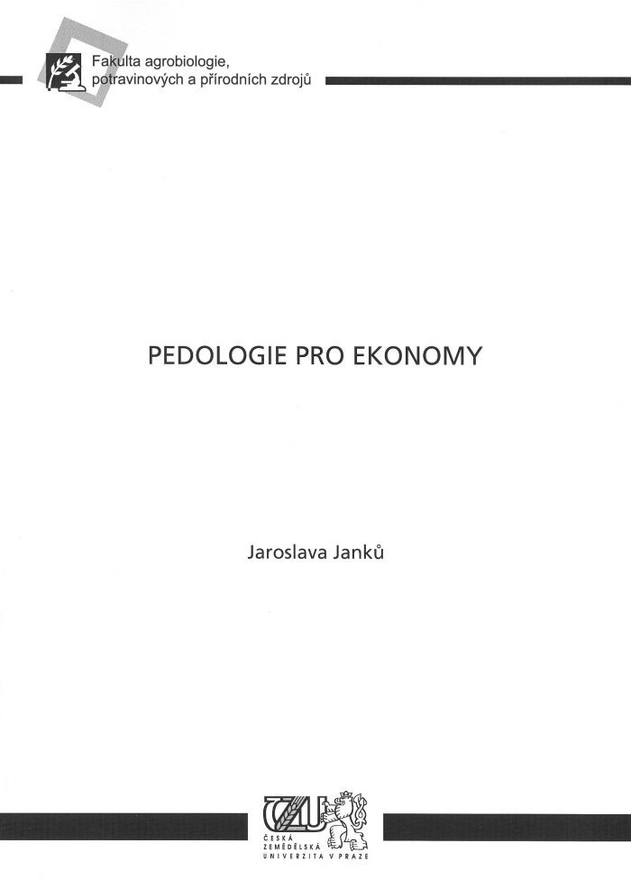 Pedologie pro ekonomy