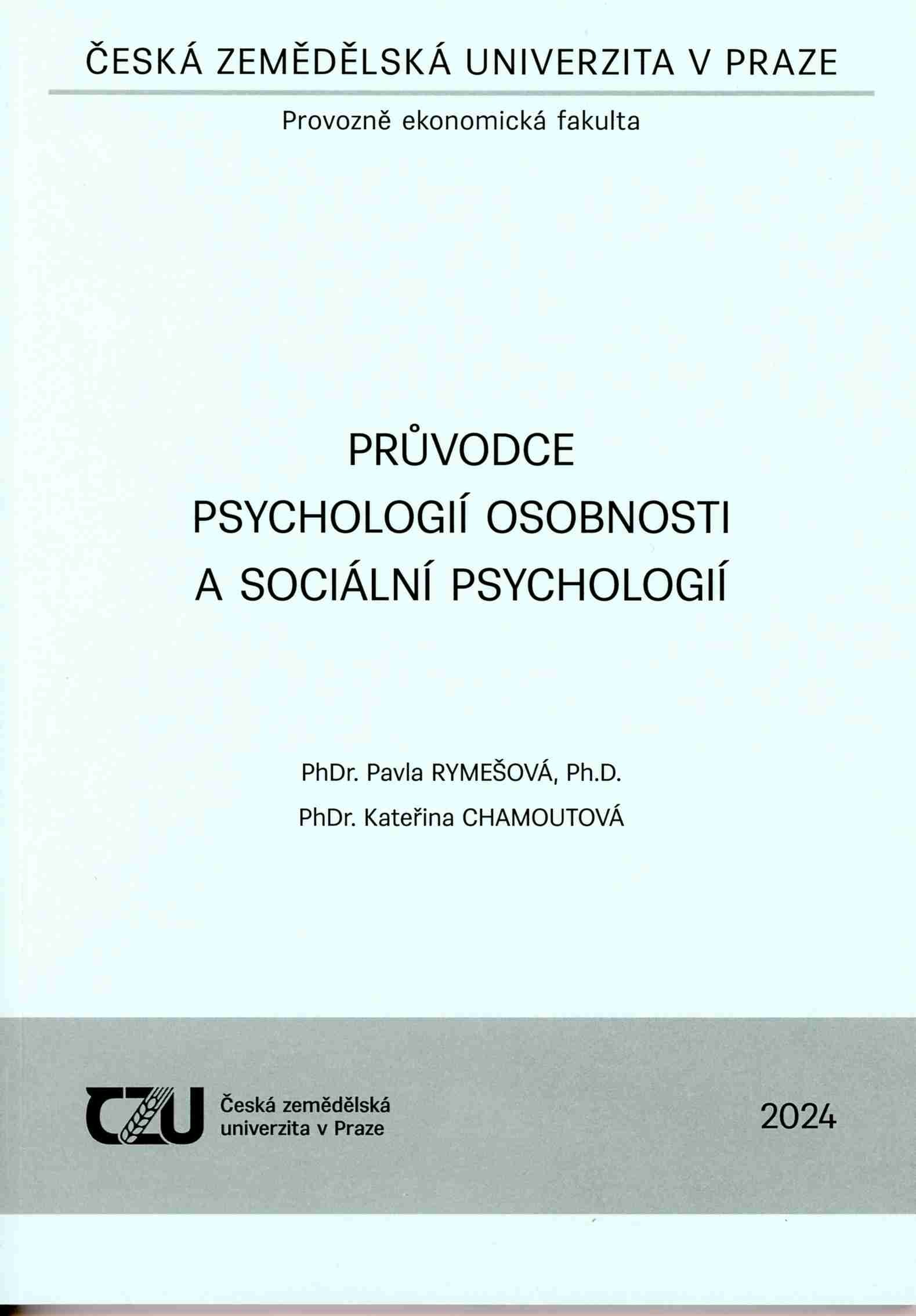 Průvodce psychologií osobnosti a sociální psychologií, 800