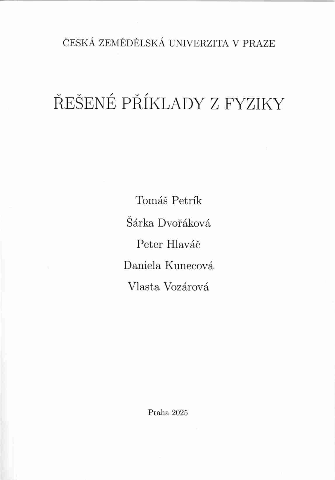 Řešené příklady z fyziky, 372