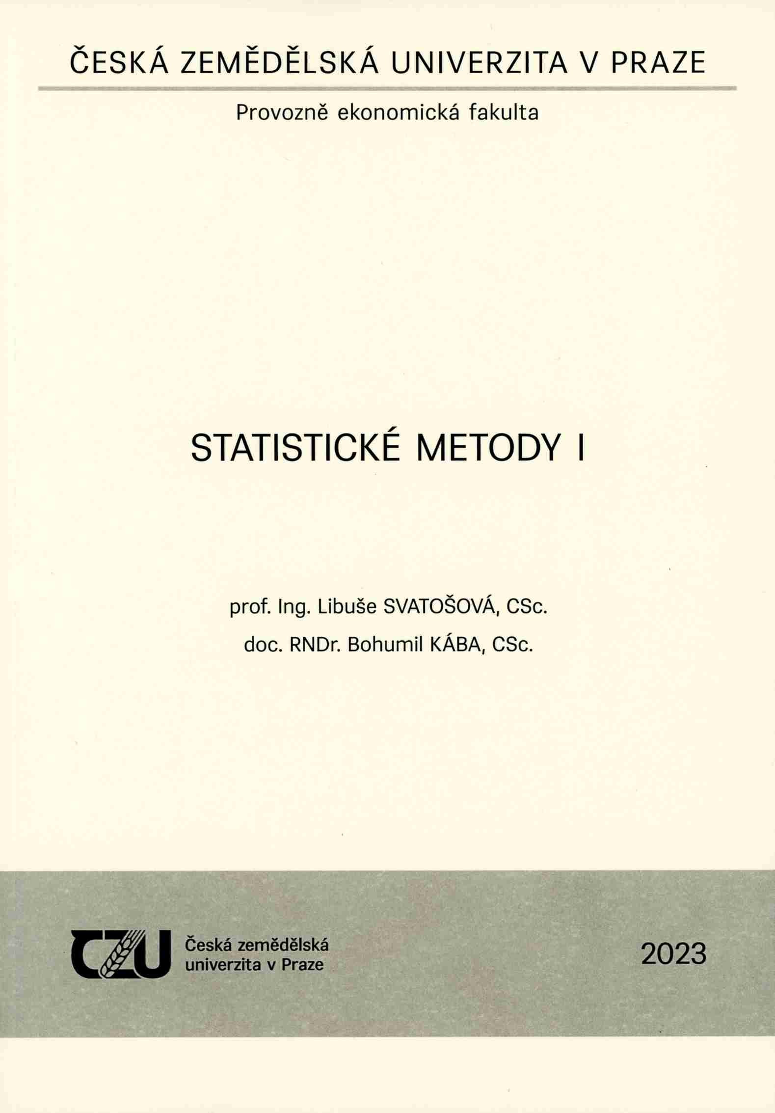 Statistické metody I, 179