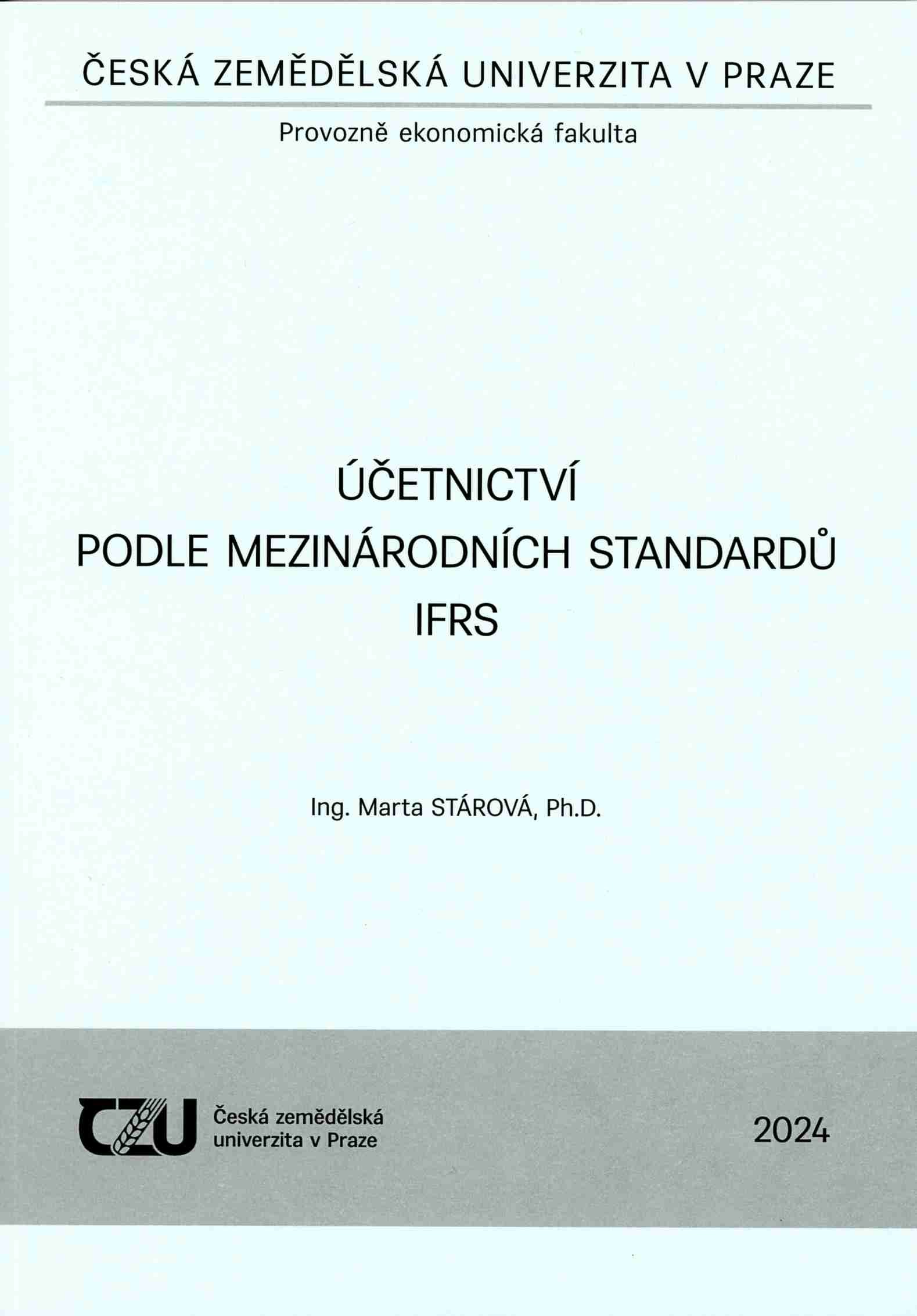 Účetnictví podle mezinárodních standardů IFRS, 1299