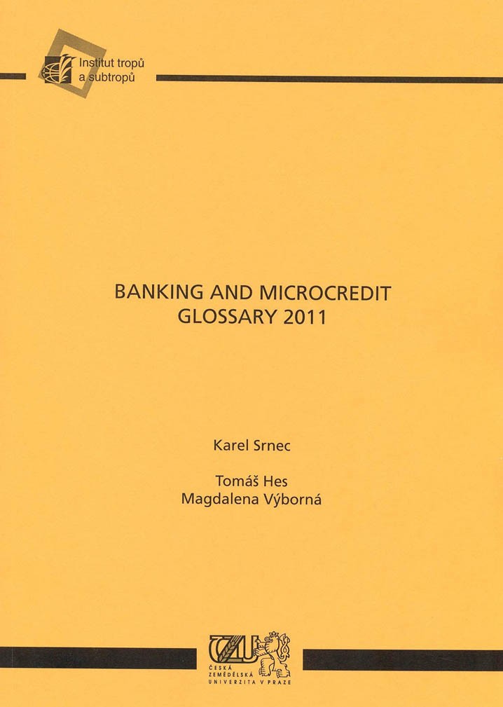 Banking and Microcredit Glossary 2011,304