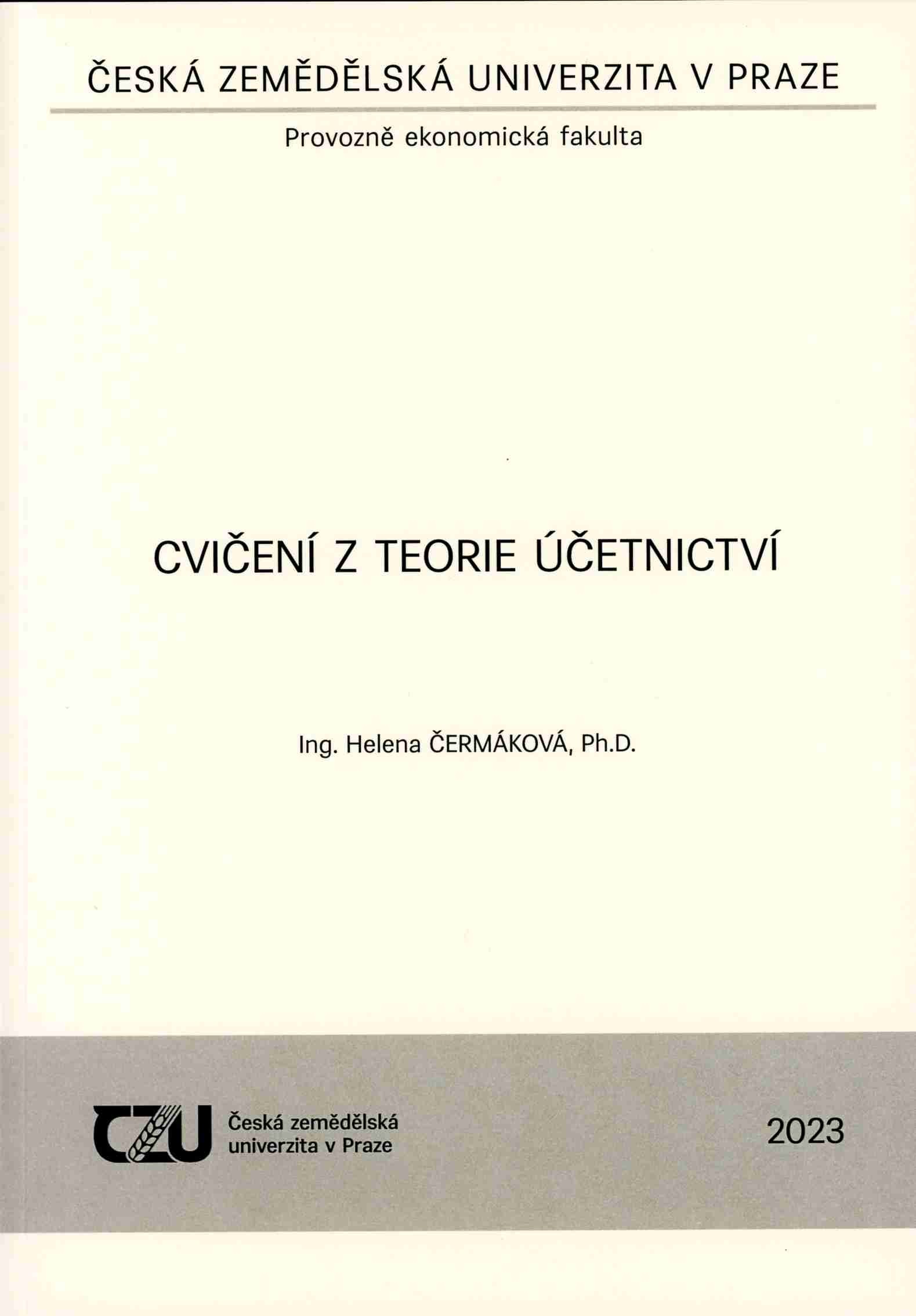 Cvičení z teorie účetnictví, 151