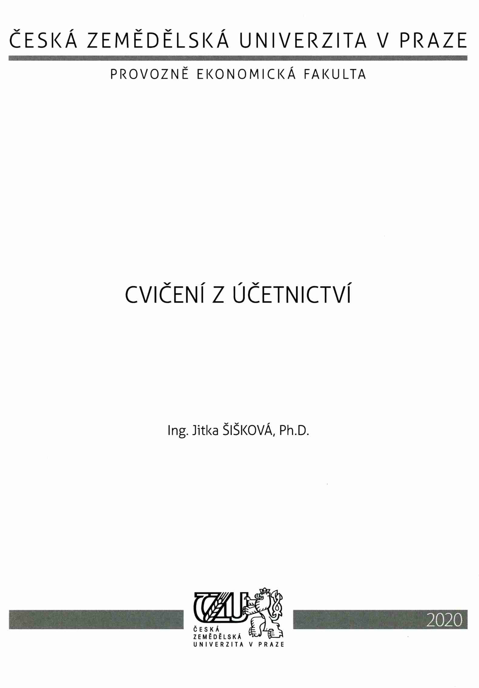 Cvičení z účetnictví, 200