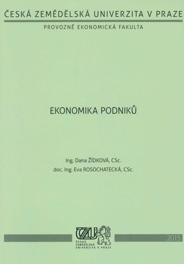 Ekonomika podniků (PaA, VSRR), 924