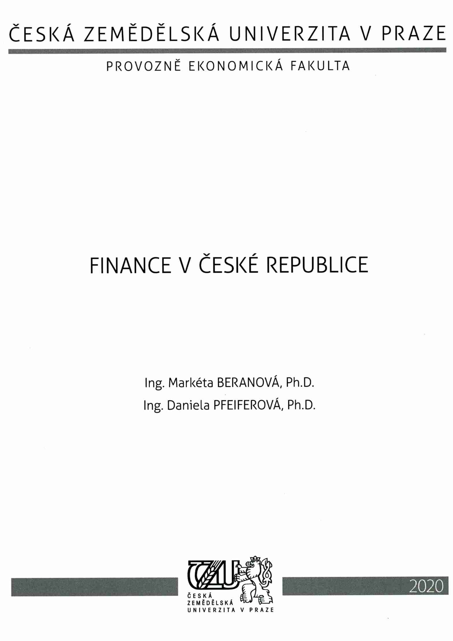 Finance v České republice