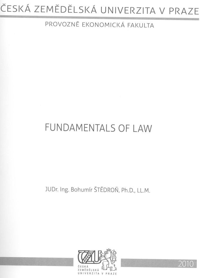 FUndamentals of Law, 139