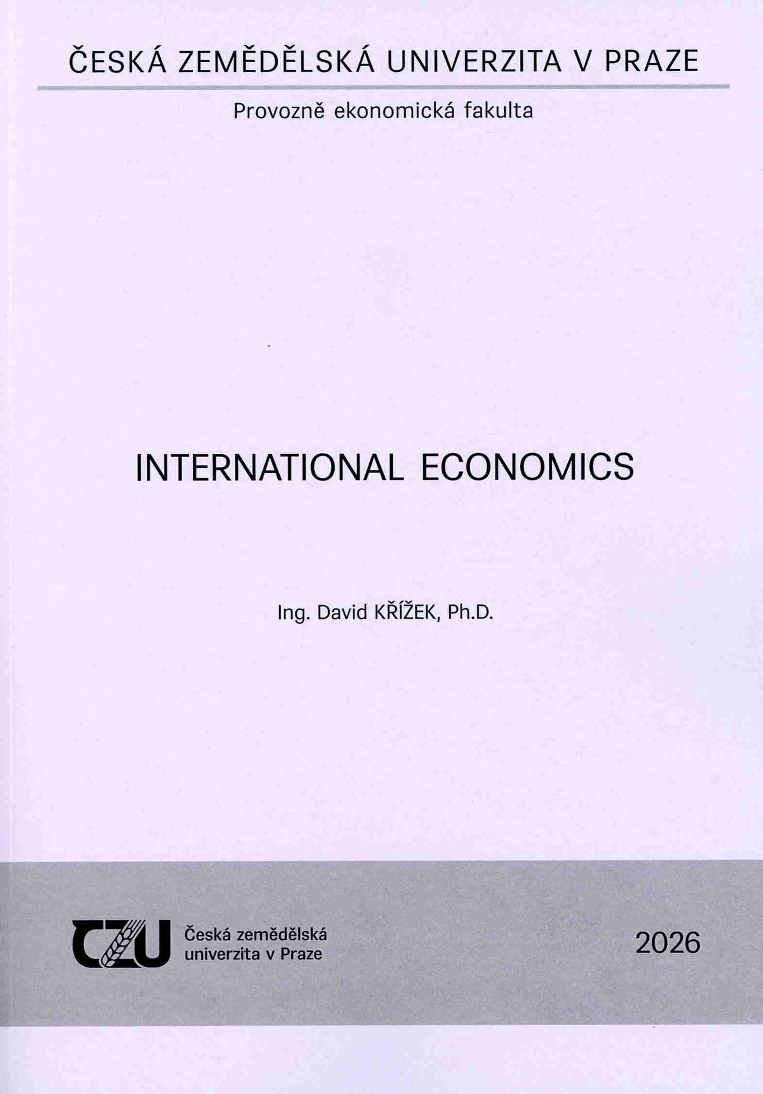 International Economics, 382