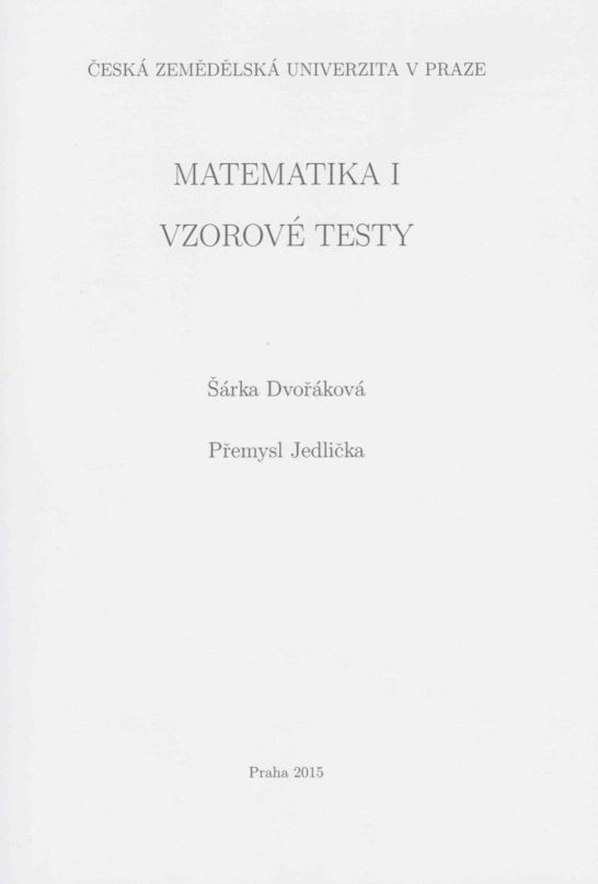 Matematika I - vzorové testy, 125