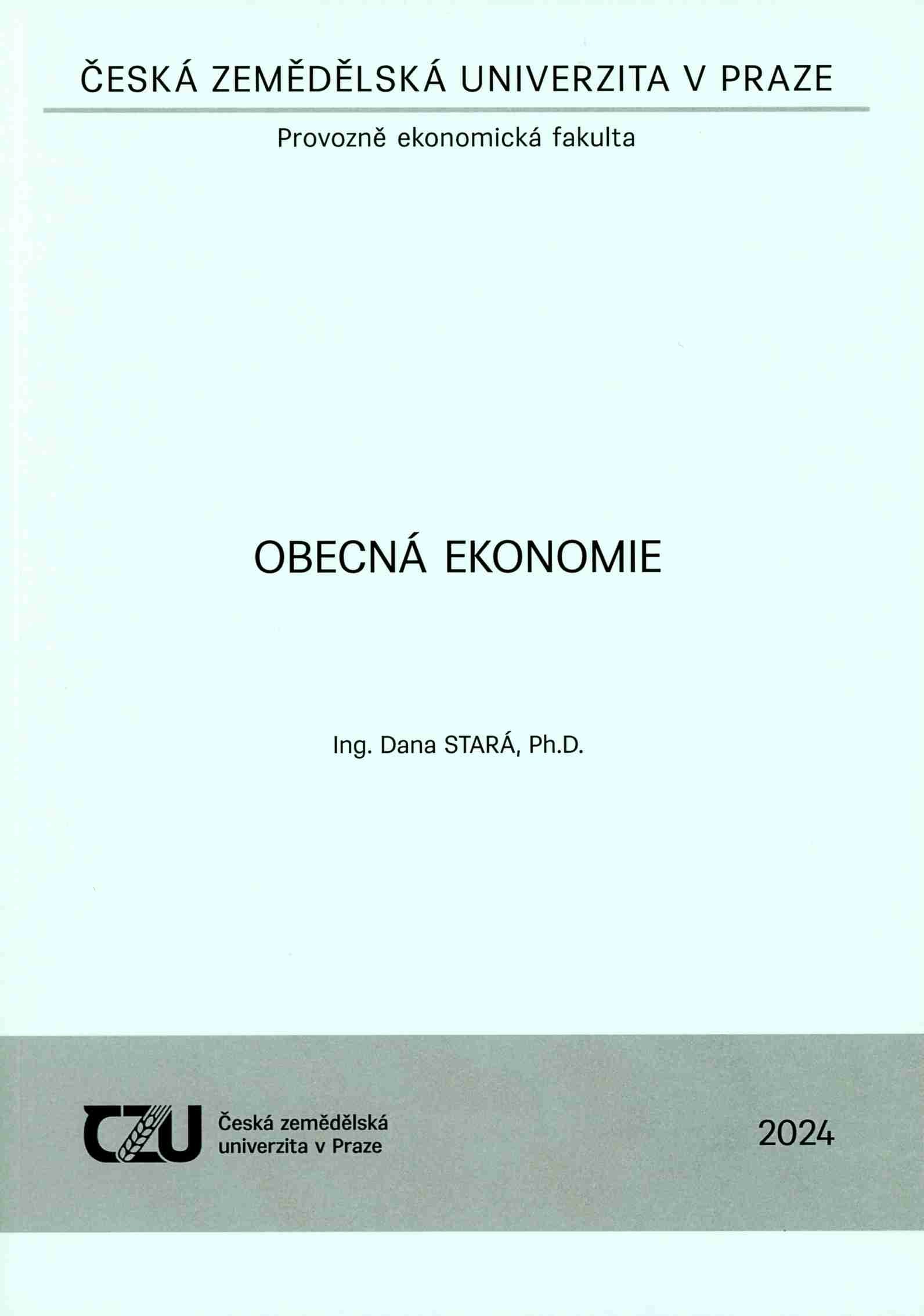 Obecná ekonomie, 010