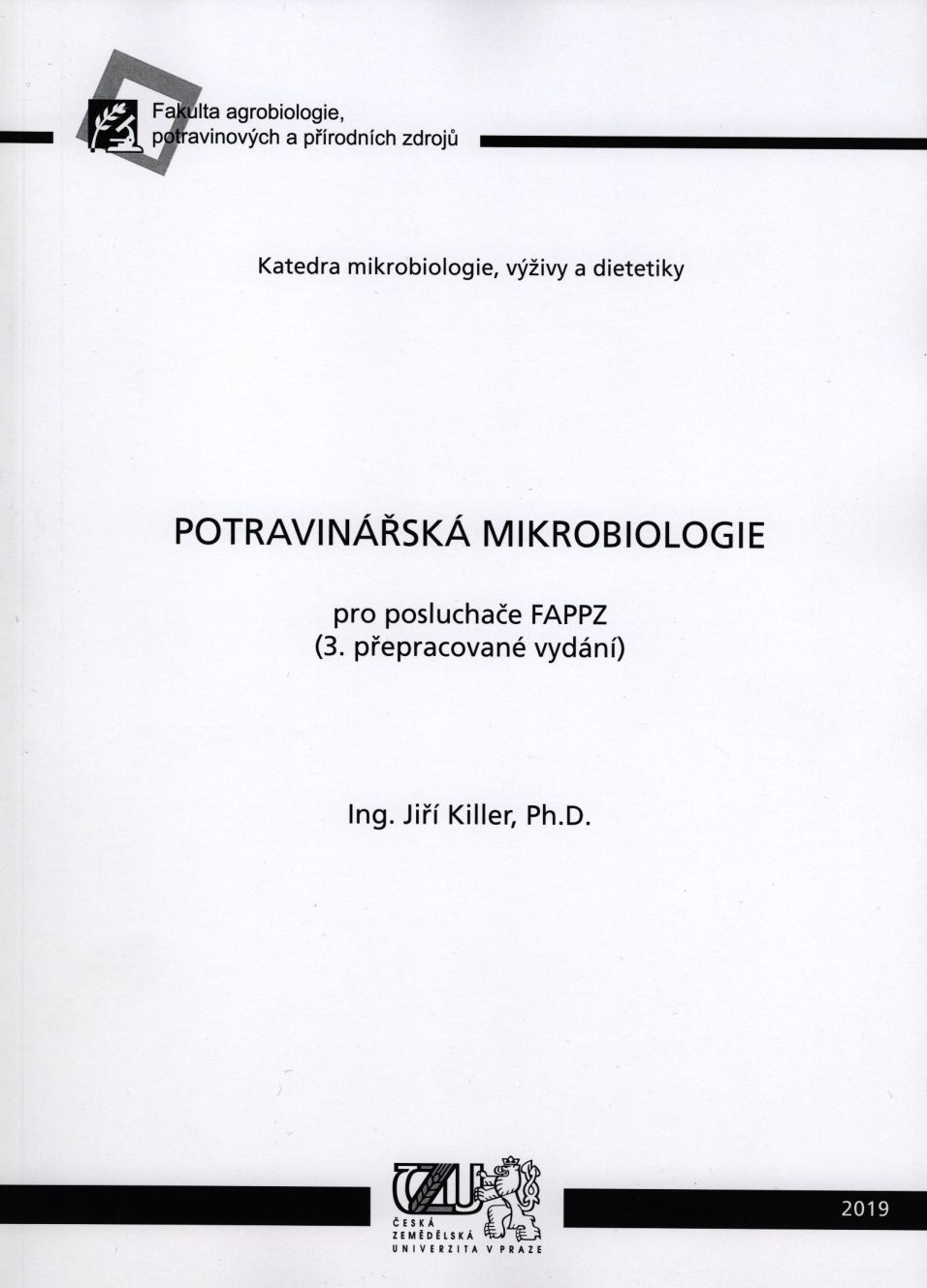 Potravinářská mikrobiologie - 3. přepracované vydání